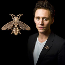 Bee Brooch Pins - Retro Cute Small Bee Insect Brooches for Men and Women