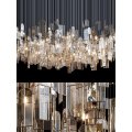 Customizable Modern crystal chandelier pendant light