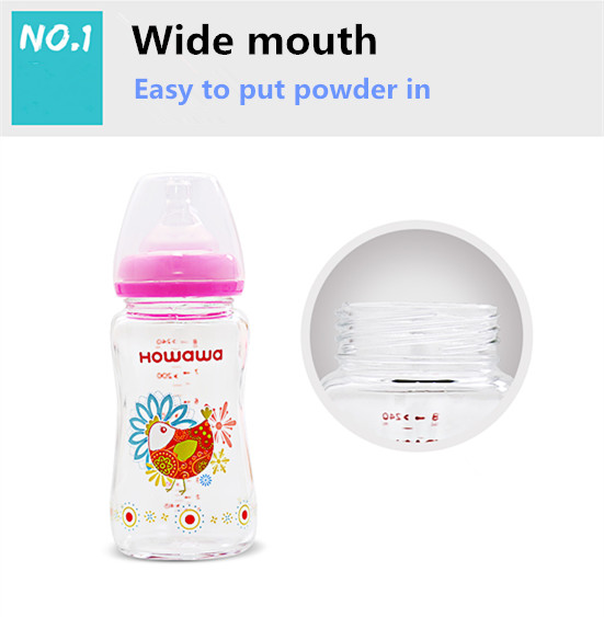 Baby Milk Bottle Drinking