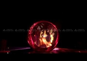 Digital Water Curtain Fountain Show