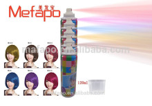 Wine red hair coloring temporary hair dye spray