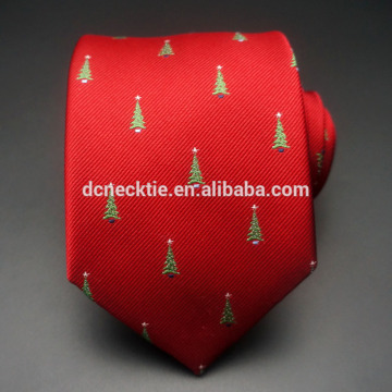 christmas silk jacquard woven ties