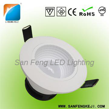 New LED Downlights Fixtures IP44 7W High CRI 75 SMD Dimmable 4W,7W,12W