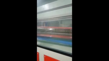 Four pipe outlet plastic hose production equipment / line / plant