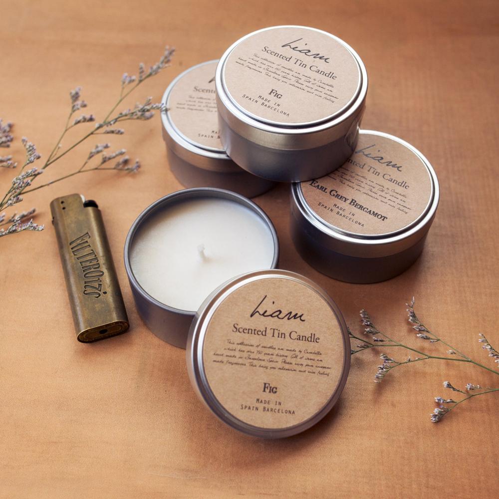 Wholesale Fragrance Scented Soy Wax Tin Candles Gift Set