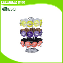 3-Tiers Chromed Dolce Gusto Coffee Capsule Dispenser