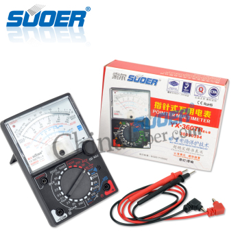 Suoer Professional Digital Clamp Multimeter YX-360TREB Pointer Analog Multimeter