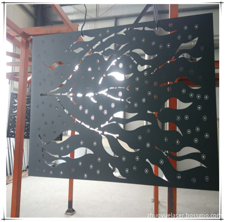 metal screen with color