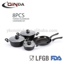 8pcs cookware set calphalon cookware aluminium cooking set