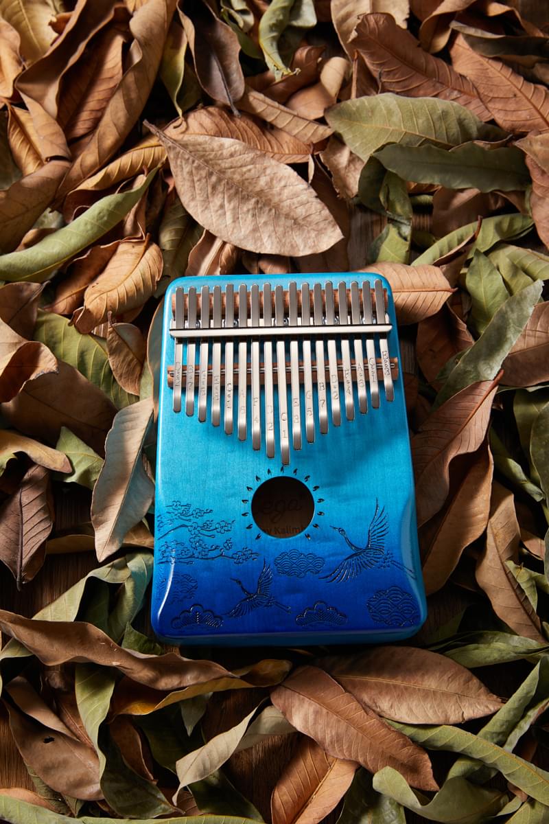 Cega African maple glossy Kalimba Mbira Thumb Piano 17 key
