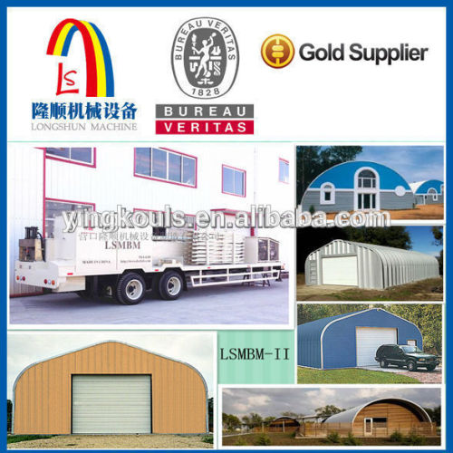 Multi shape arched metal roofing forming machine