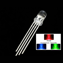 Super heldere heldere 5 mm RGB LED gemeenschappelijke anode