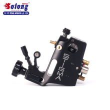 Solong tattoo Aircraft Aluminium Alloy studio equipment permanent tattoo machine rotary