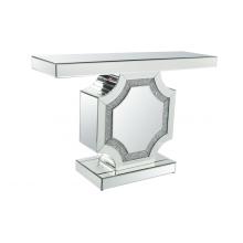 Table de console de diamant broyée en miroir à la vente à chaud