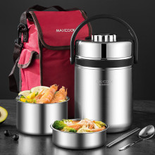 Maxcook 2024 Stainless Steel Soup Thermos Food Warmer Lunch Box