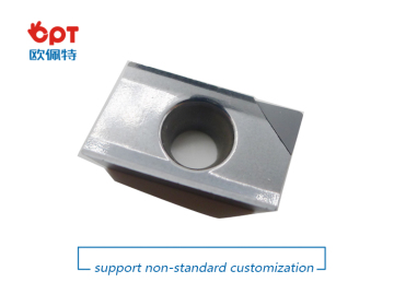 PCD indexable triangle interstate milling inserts