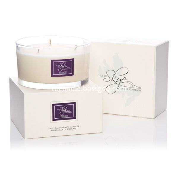 Fragrant Flame Soy wax Candle with candle container