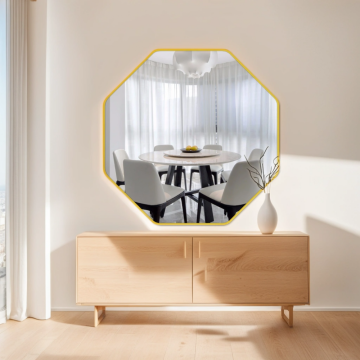 Bathroom Decor Wall Octagon Wall Mirror