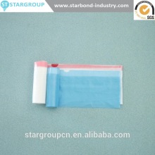 plastic darwstring garbage bags on roll