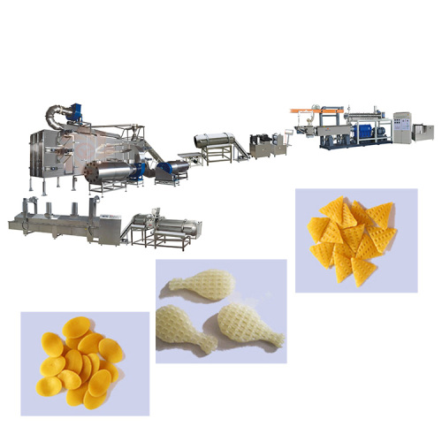 Fried snack pellet extruder 3d pellet machine