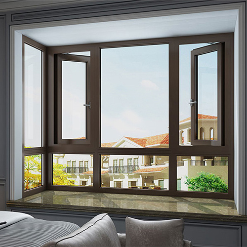 aluminium frame fixed glass panel Custom large aluminum fixed tempered laminated glass window Manufactory