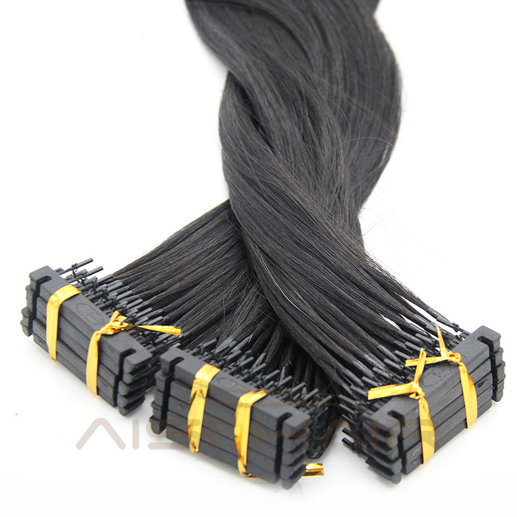 Aisi Hair Wholesale Price Grade 8A Peruvian Pre-Bonded 6D Human Hair Extension