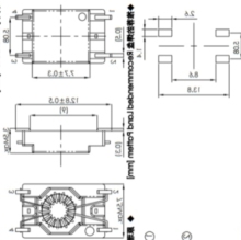 EMI power common mode coil inductor
