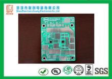 2oz finish copper fast pcb prototype 2 layer pcb white lege