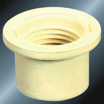 DIN PN16 Bekalan Air Cpvc Thread Reducer Grey