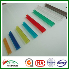 Polycarbonate profile U shade.PC accessories.Polycarbonate connector. Online shopping. PC profile H. PC-U connector