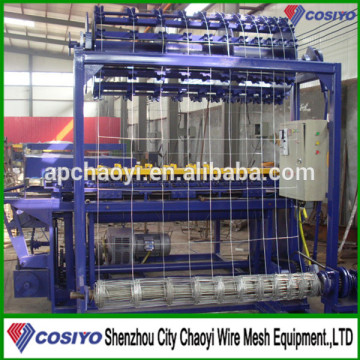 Automatic grassland field fence weaving machine