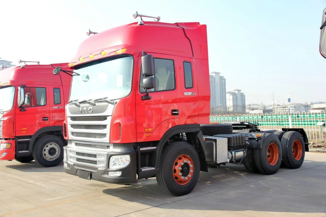 Hot Sale Used JAC A5 China Heavy Duty Cargo Tractor Trucks 6X4 Van Trailer Head Truck for Towing