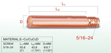 Tweco 15H Welding Contact Tip