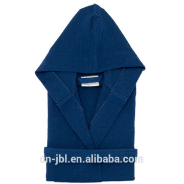 Navy Blue Hooded Spa Bathrobe For Children