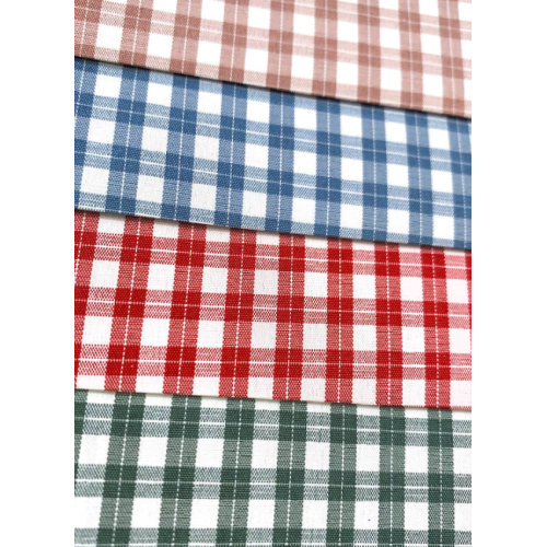 Flat elastic plaid and stripe