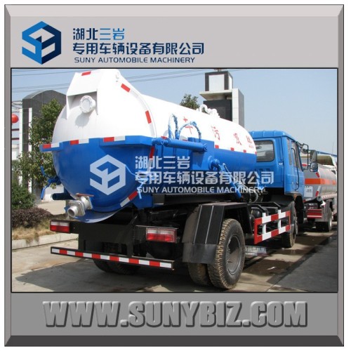 Dongfeng 4X2 10m3 suction-type sewer scavenger