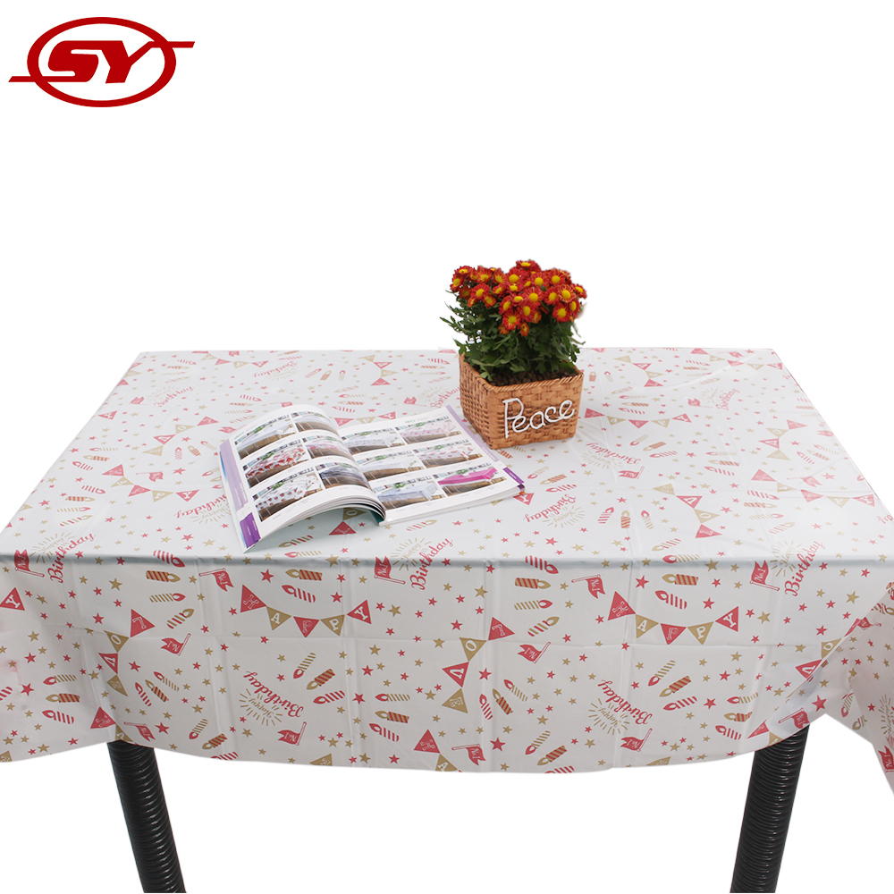 pe tablecloth