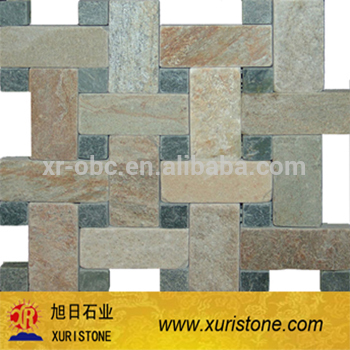 slate mosaic tile, culture stone, slate tile,