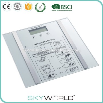 150kg digital body fat moisture skeleton scale