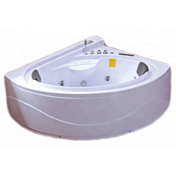 Circle Waterfall Whirlpool Bathtub for 2 Person