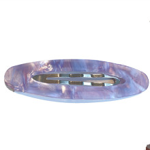 Rounded acrylic hair clips