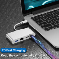 China USB C HUB With HDMI RJ45 Ethernet Factory