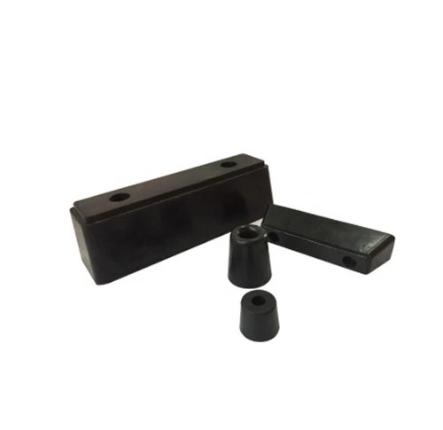 Black Rubber Conical Door Bumper for Truck Trailer Dumper