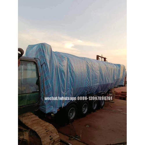 60m³ BPW Axle Aluminium Alloy Poultry Feed Transport Semi Trailer