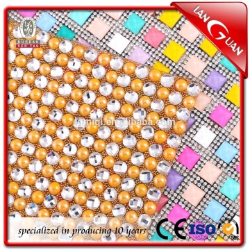 24*40cm resin stone hot fix rhinestone sheet