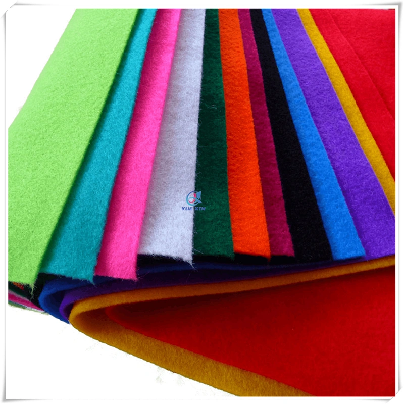 Polyester Soft and Stiff Colored Felt for Handcrafted Using