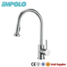 Single Leve Brass Put Out Put Down Kitchen Sink Mixer Faucet KM4001