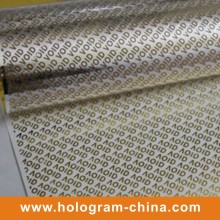 Gold Tamper Evident Embossing Aluminum Void Foil