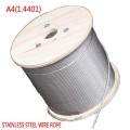 breaking strength of stainless steel wire rope