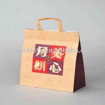 brown craft paper packaging bag